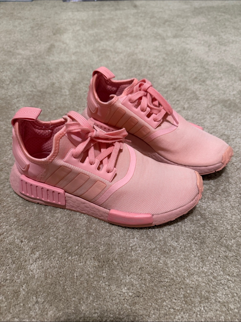 adidas Pink Low-Top Athletic Sneakers